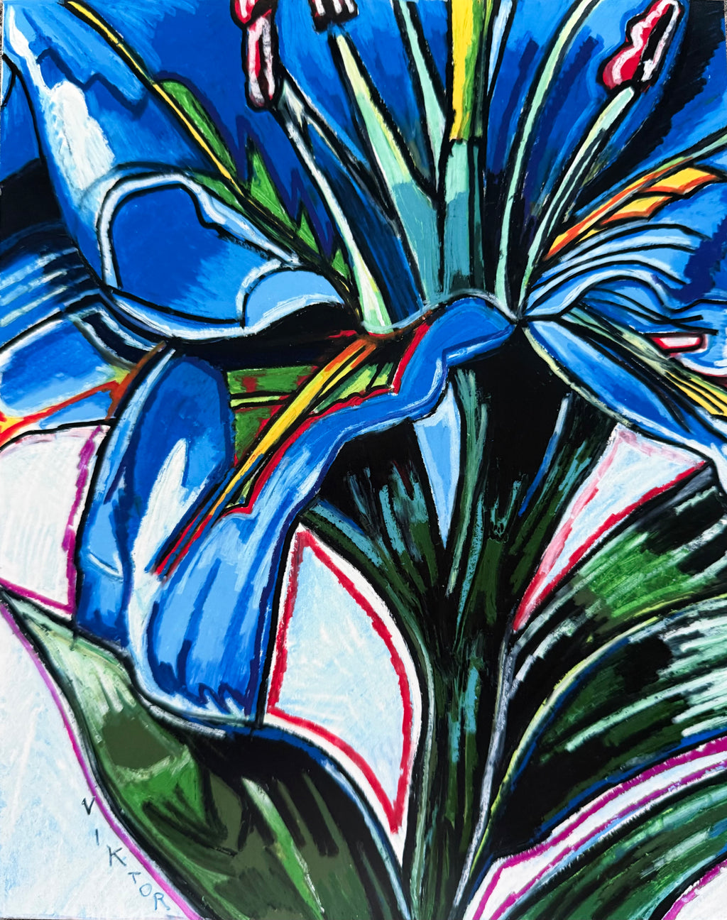 Midnight Lily - Art Prints
