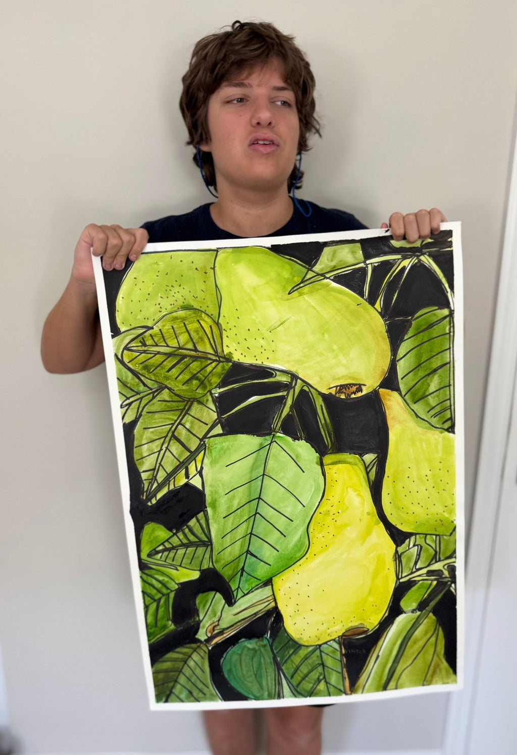 Pears - ORIGINAL Watercolor artwork 22x30”