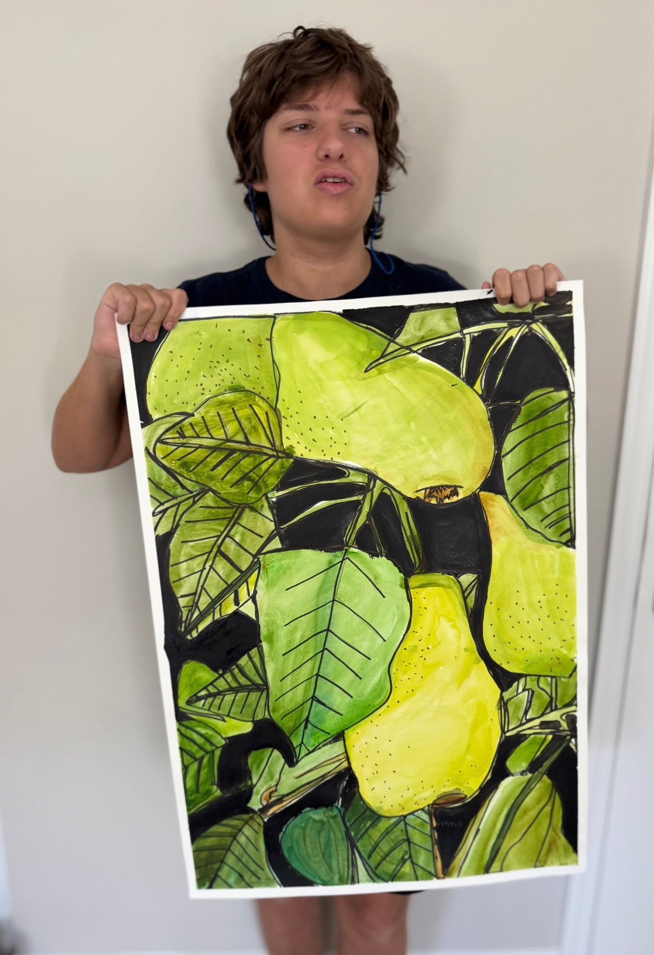 Pears - ORIGINAL Watercolor artwork 22x30”