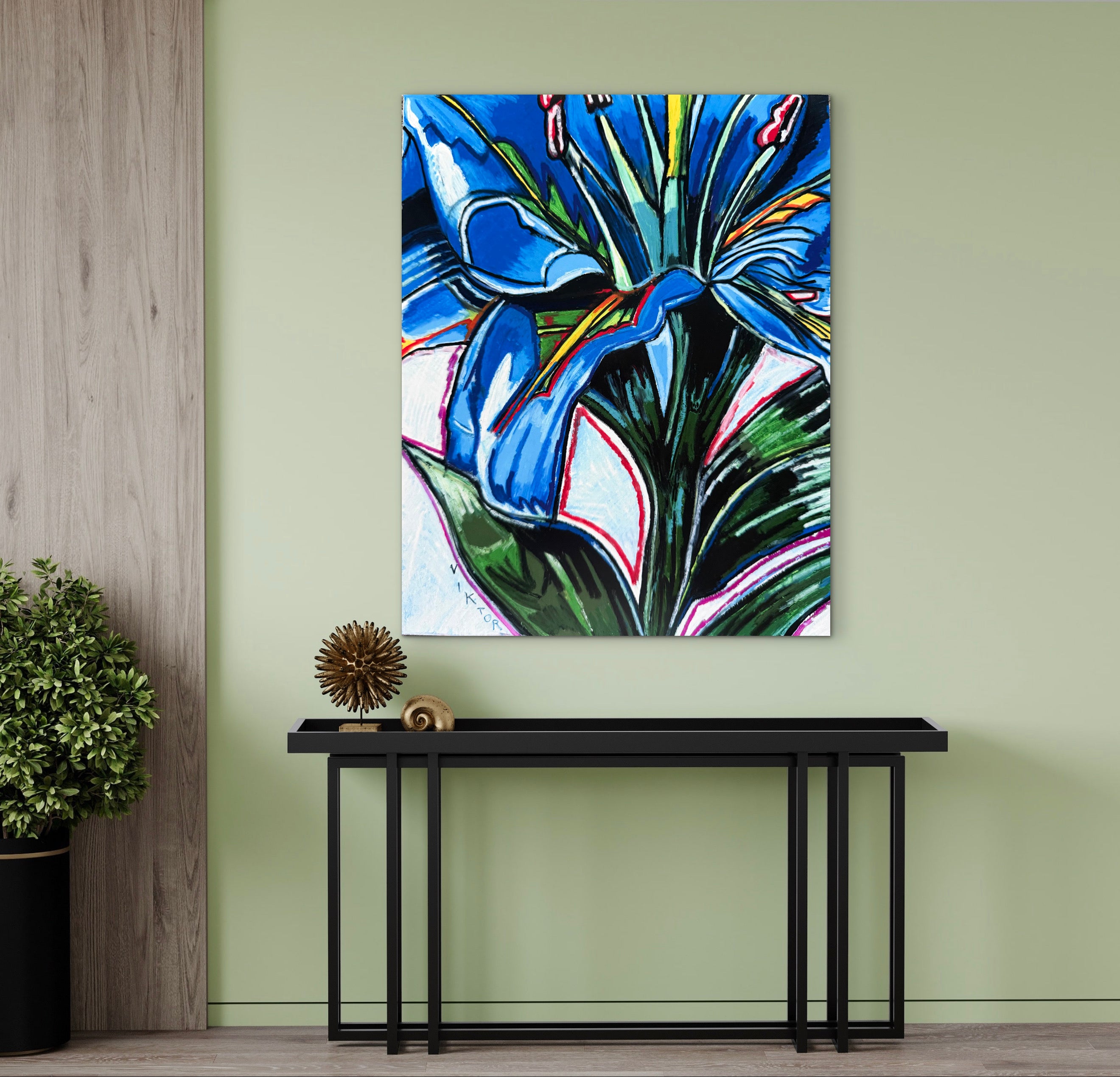 Midnight Lily - Art Prints – Vichy's Art