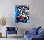 Zebra in Violet - Art Prints
