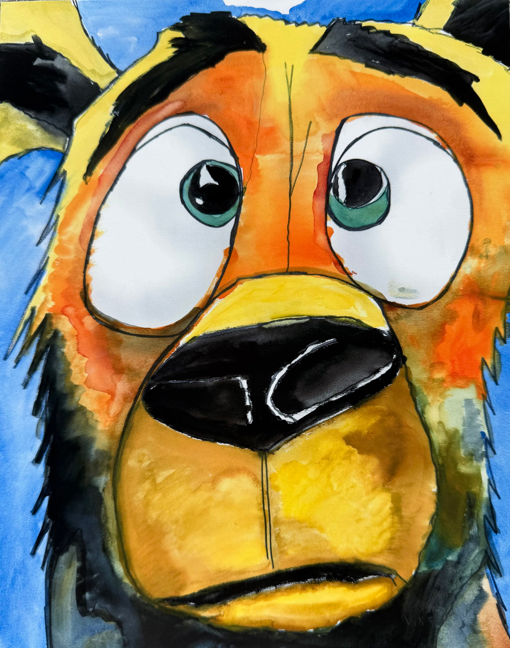 Watercolor Dog - Art Prints
