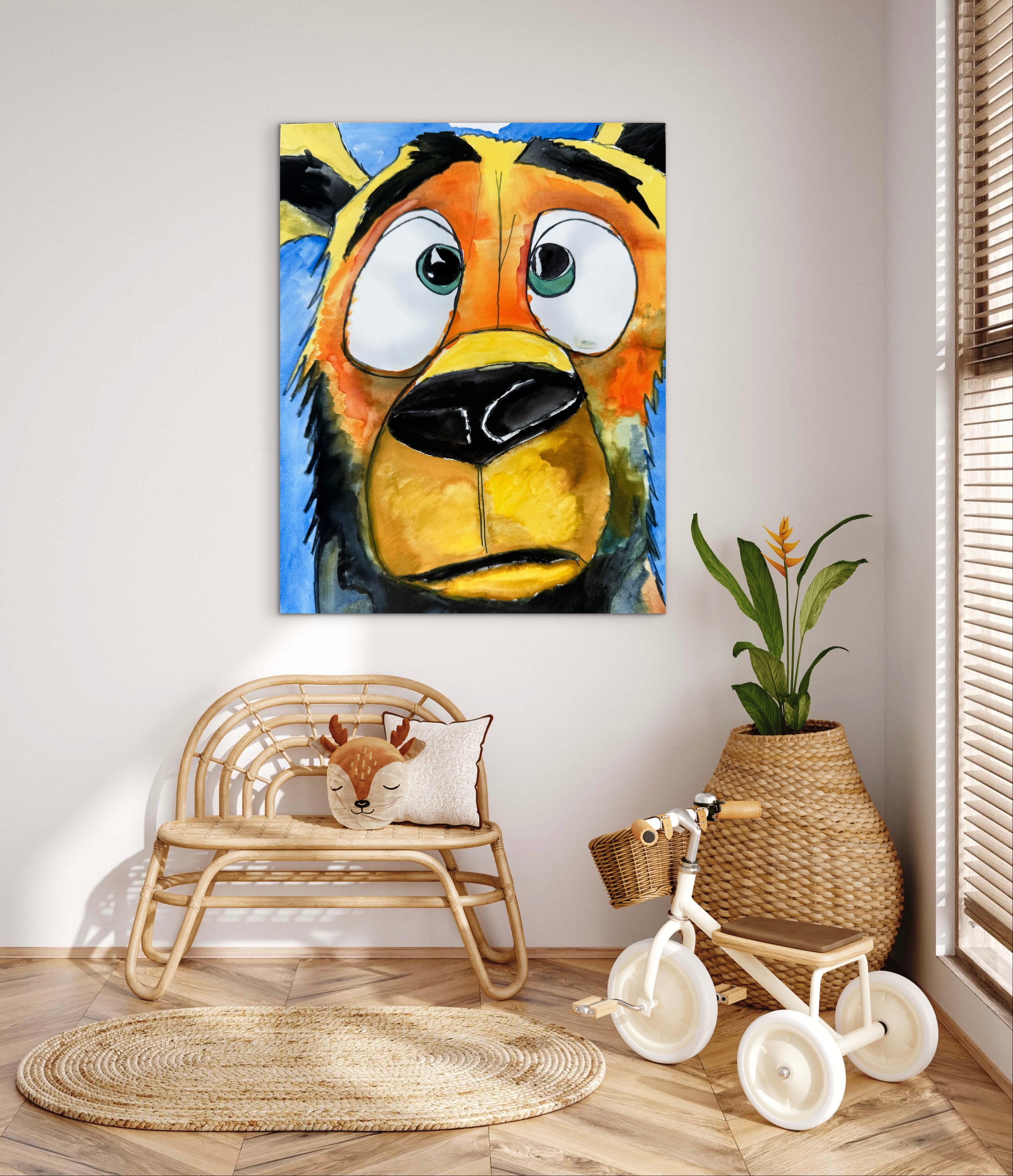Watercolor Dog - Art Prints