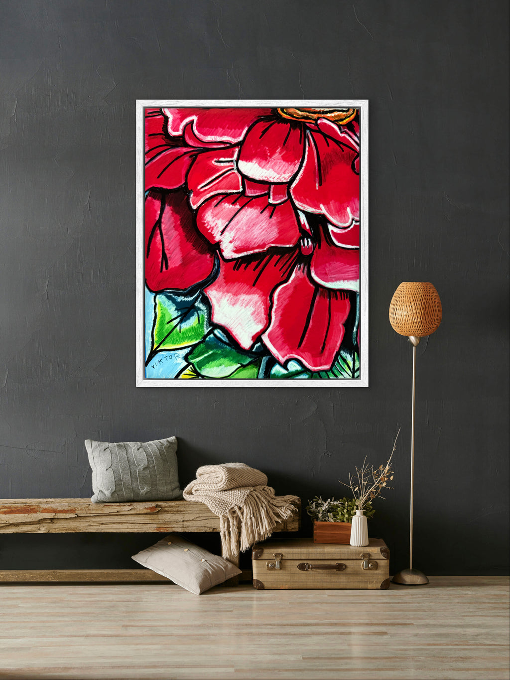 Zinnia Ember - Art Prints