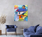 Watercolor Village - Art Prints