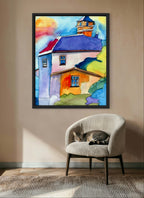 Watercolor Village - Art Prints