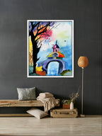 Watercolor bridge - Art Prints
