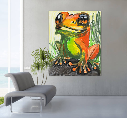 Froggie - fine prints and canvas prints in more sizes