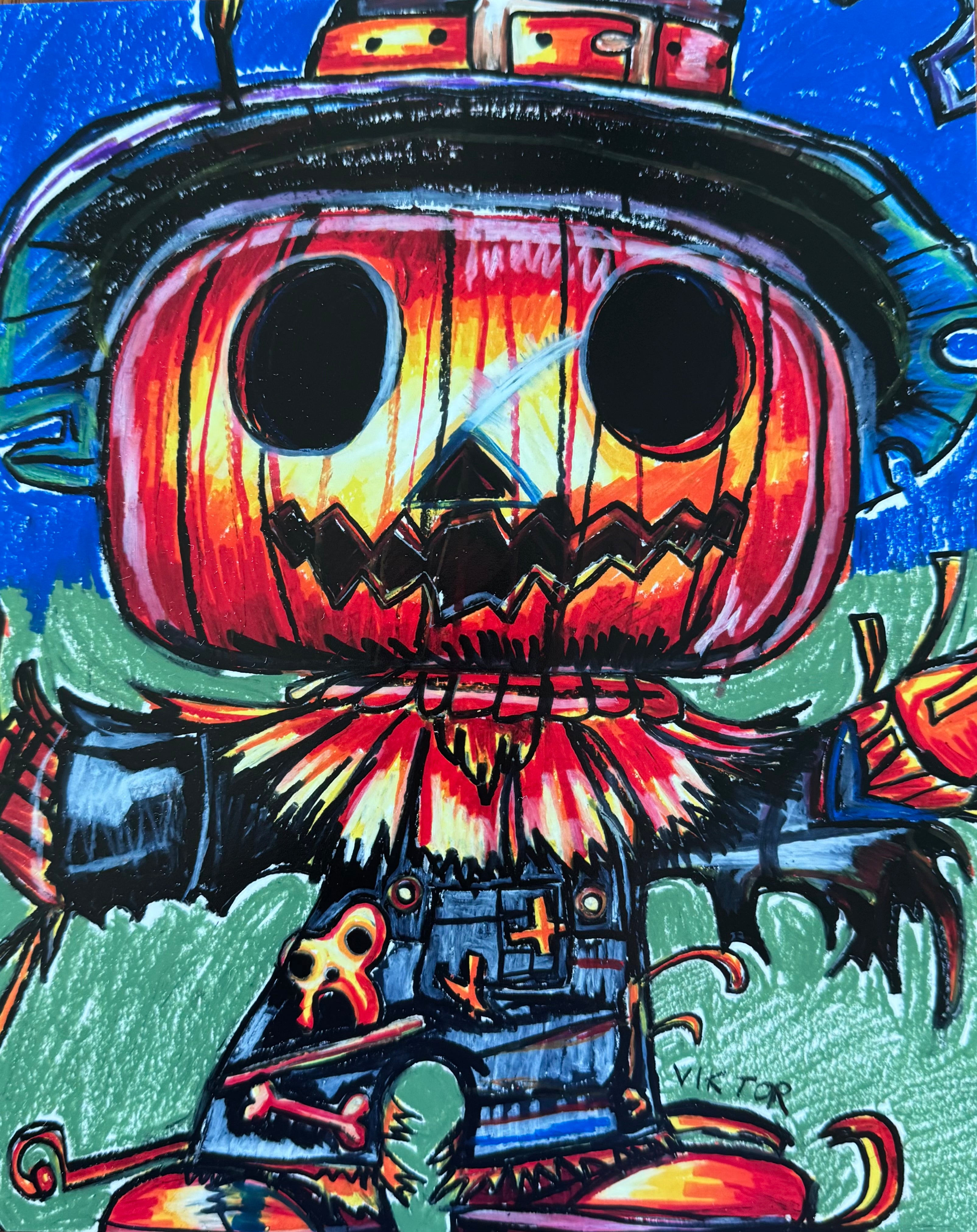 Scary Scarecrow - Art Prints
