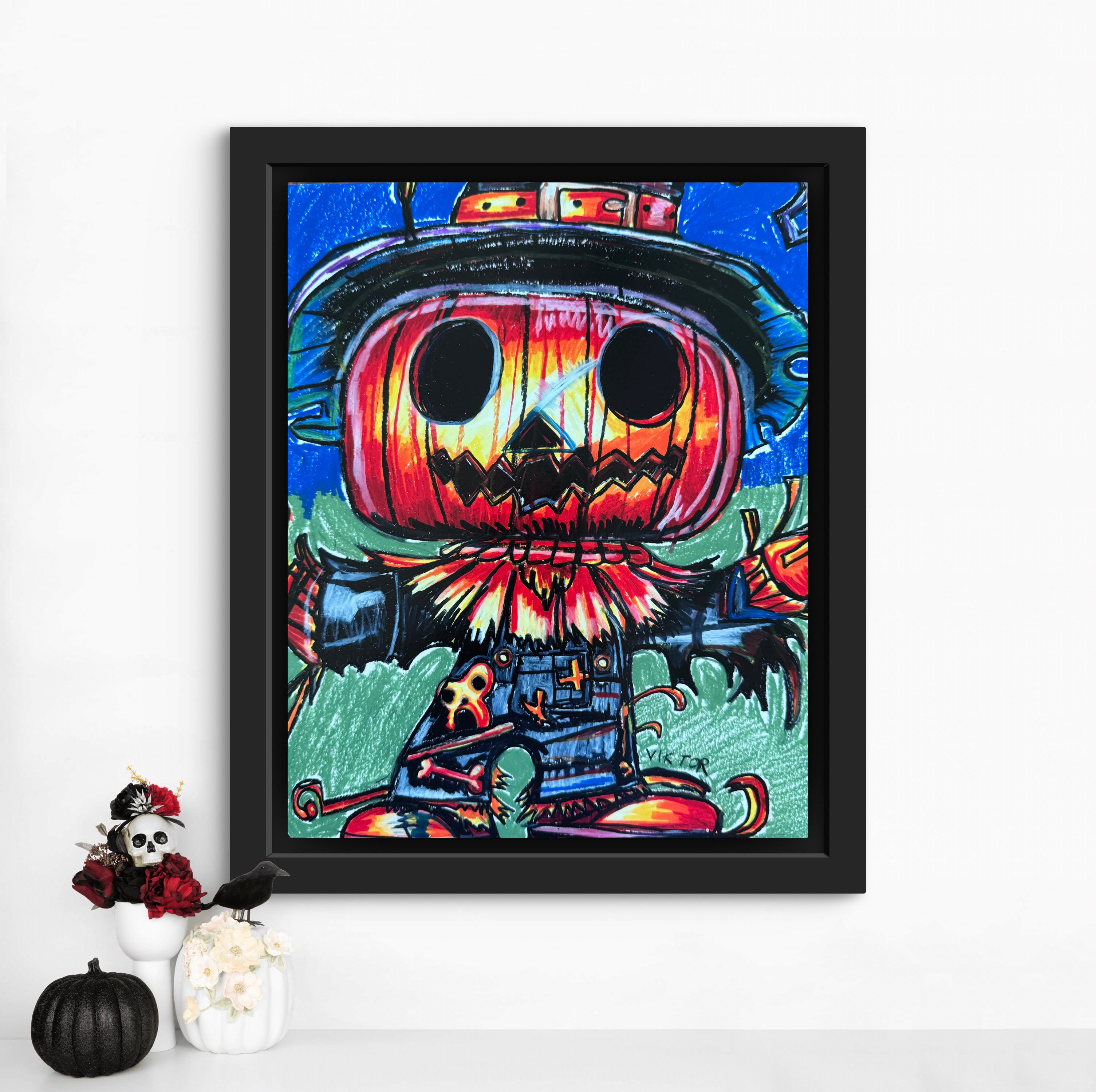 Scary Scarecrow - Art Prints