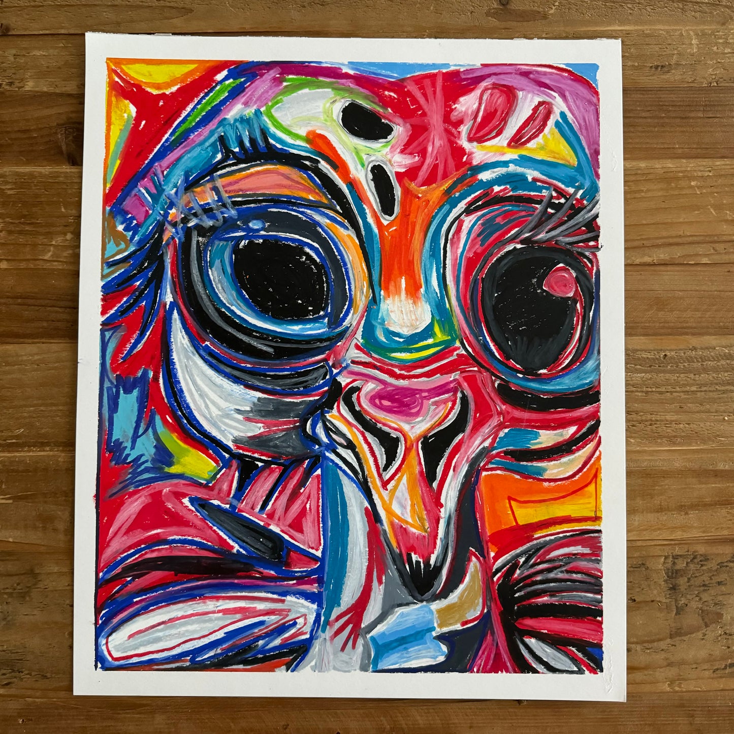 The Colorful Swan - ORIGINAL  14x17”