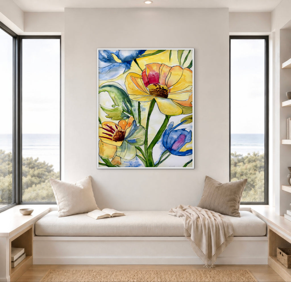 Sunlit Petals - Art Prints