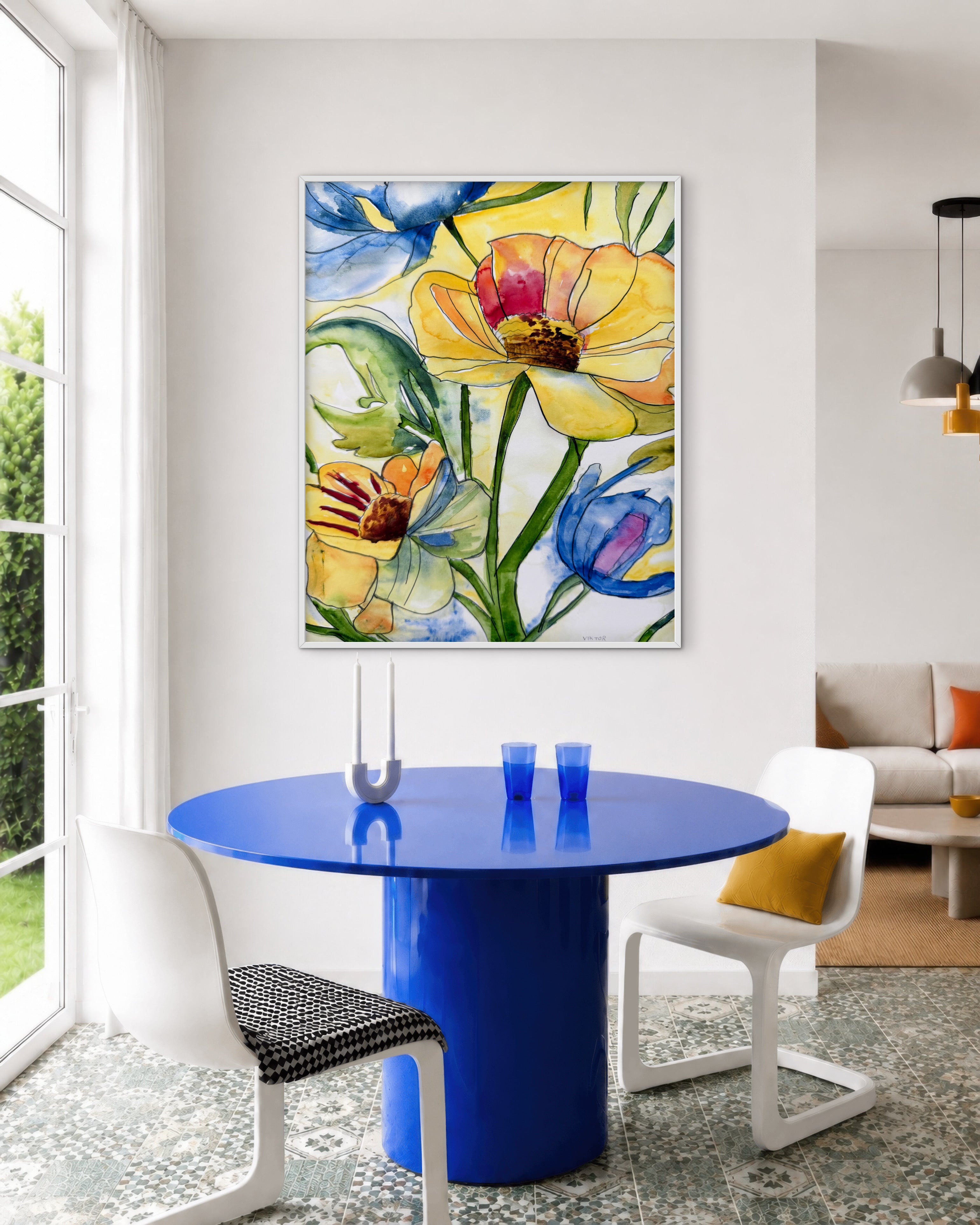 Sunlit Petals - Art Prints
