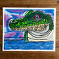 Alligator - ORIGINAL  14x17”