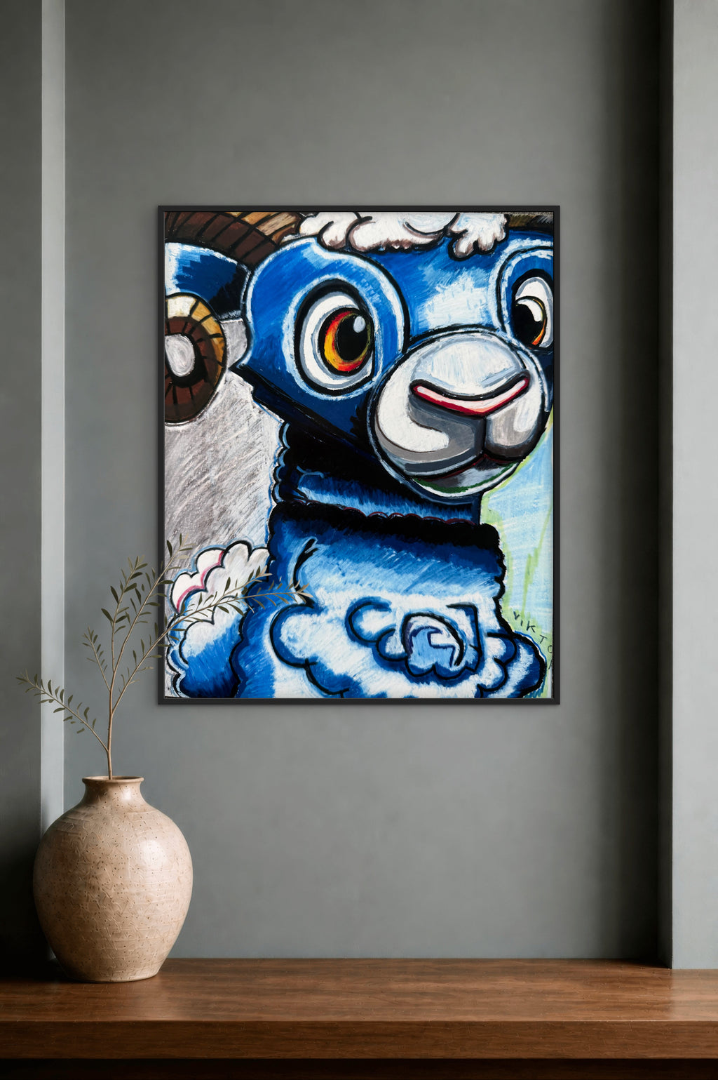 Ram-bling Smile - Art Prints