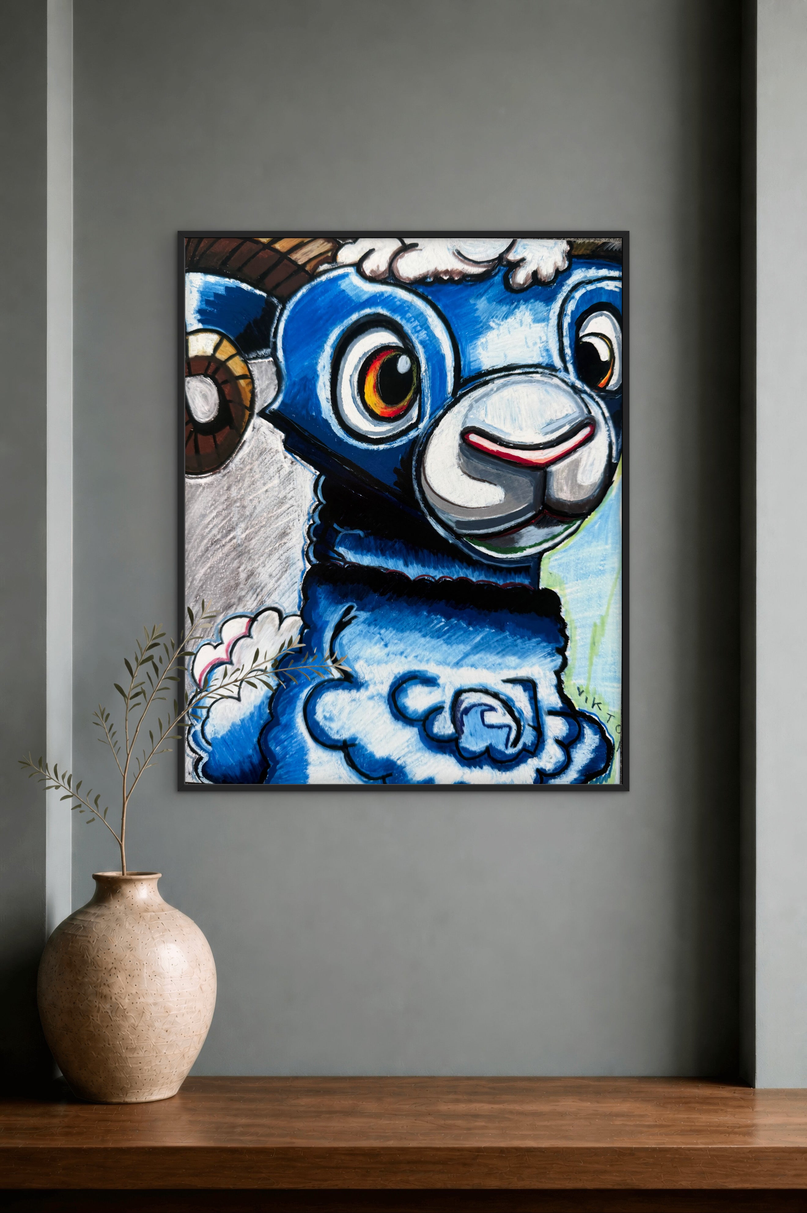 Ram-bling Smile - Art Prints