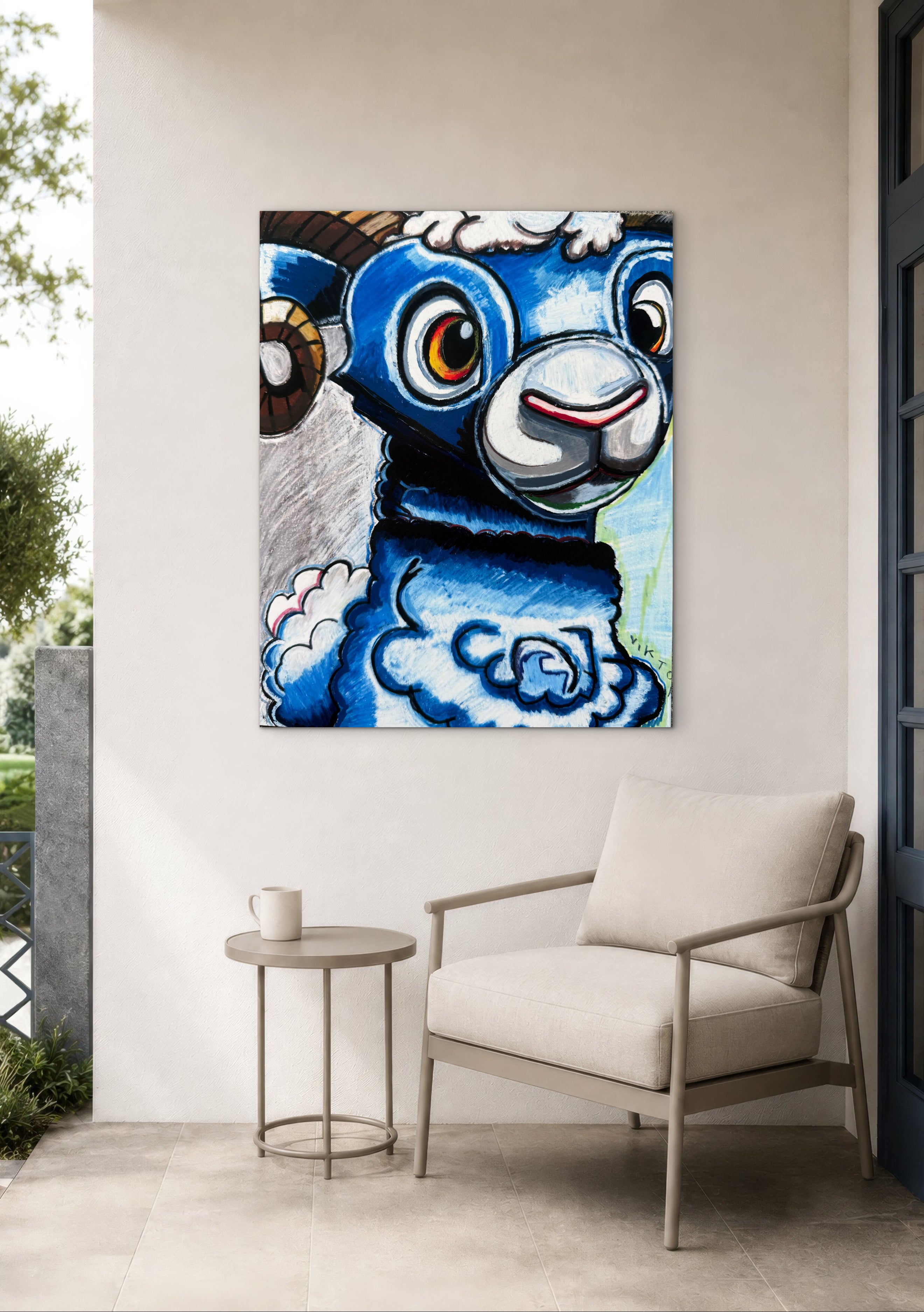 Ram-bling Smile - Art Prints