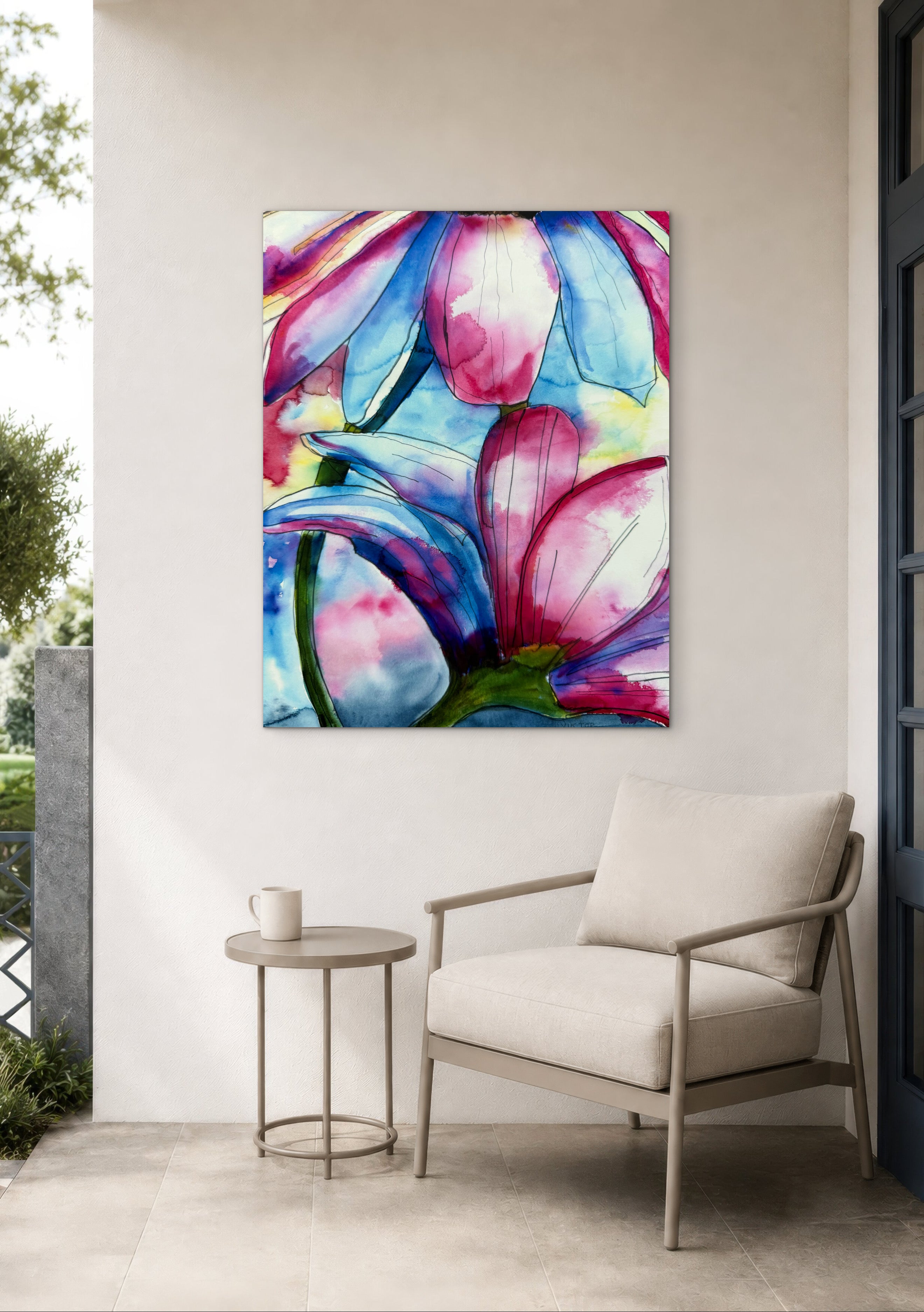Pink Lily's Whisper - Art Prints