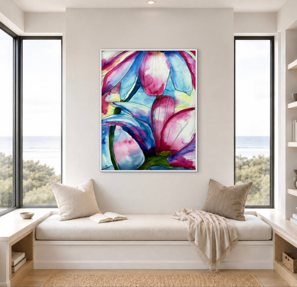 Pink Lily's Whisper - Art Prints