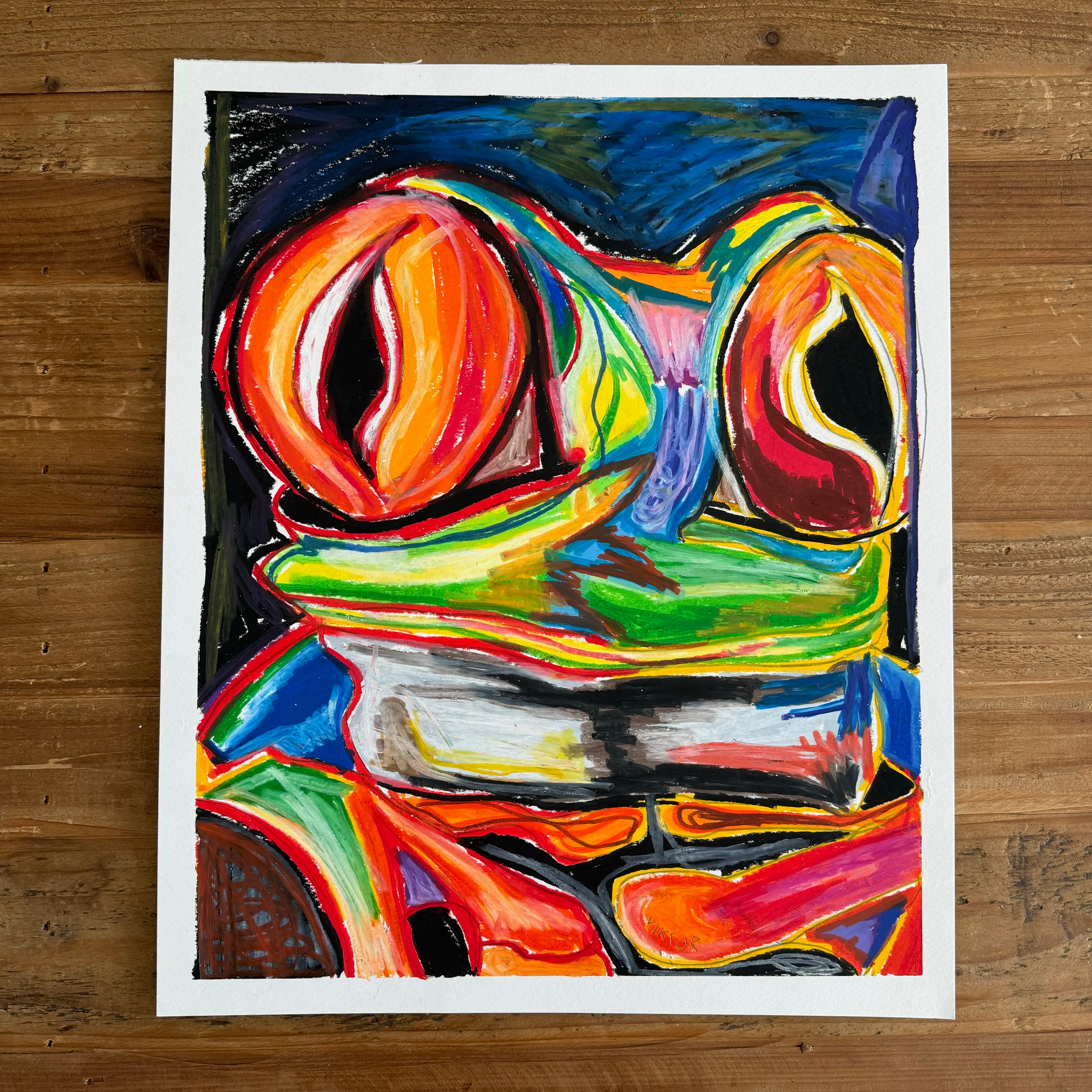 The Froggie - ORIGINAL 14x17"