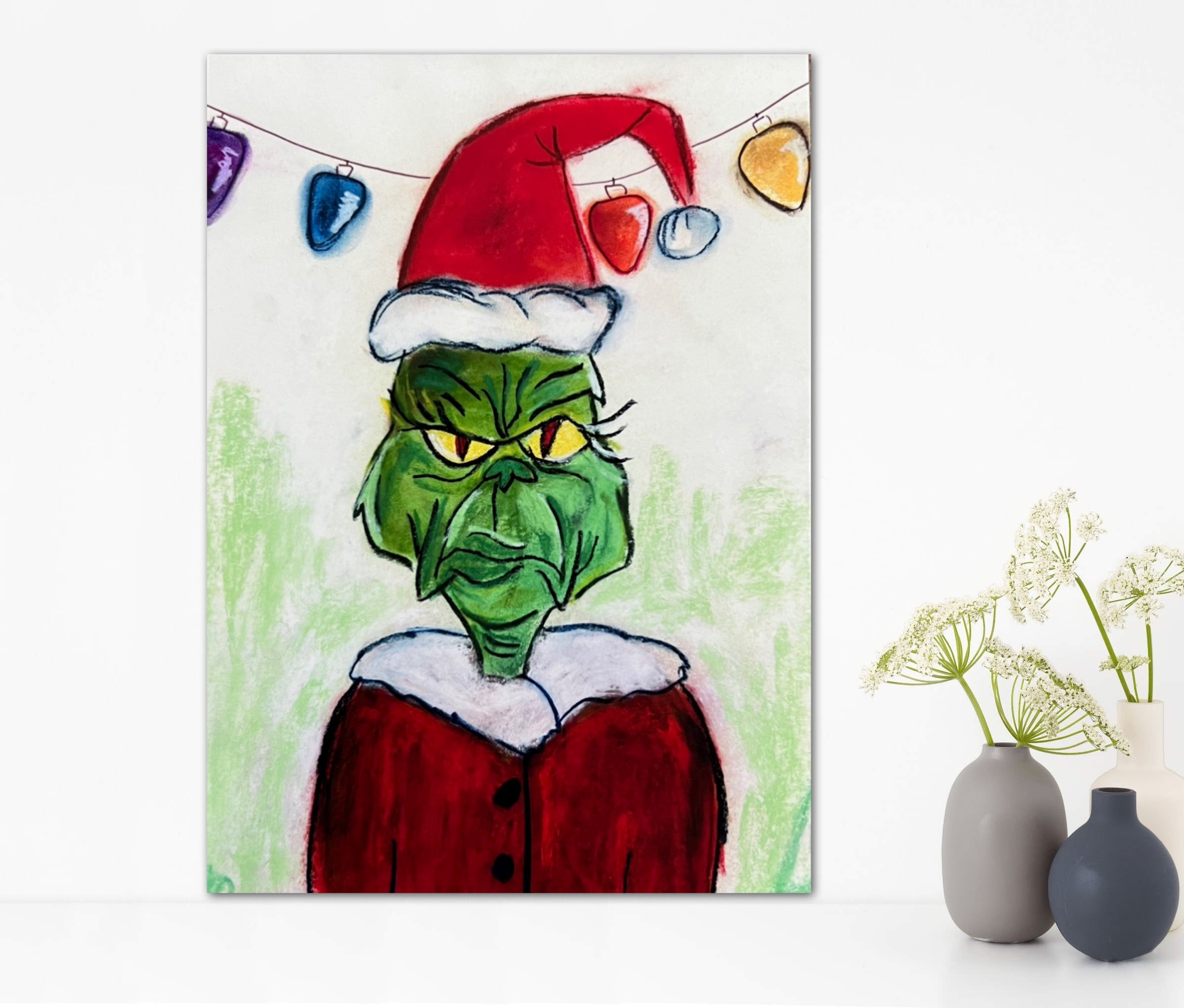 Santa Grinch - Art Prints
