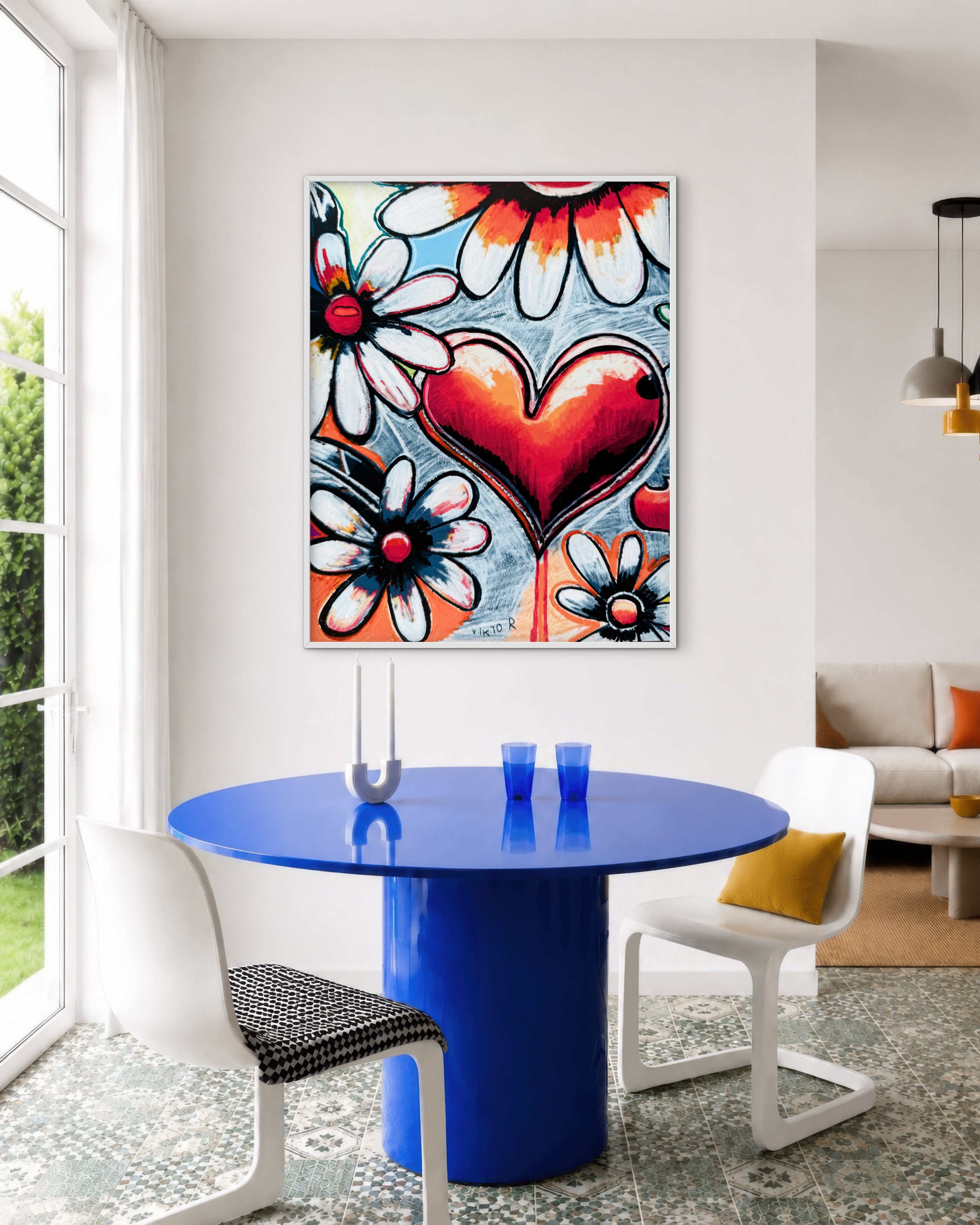 White Whispers of Love - Art Prints