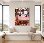 The Orange Bull - Art Prints