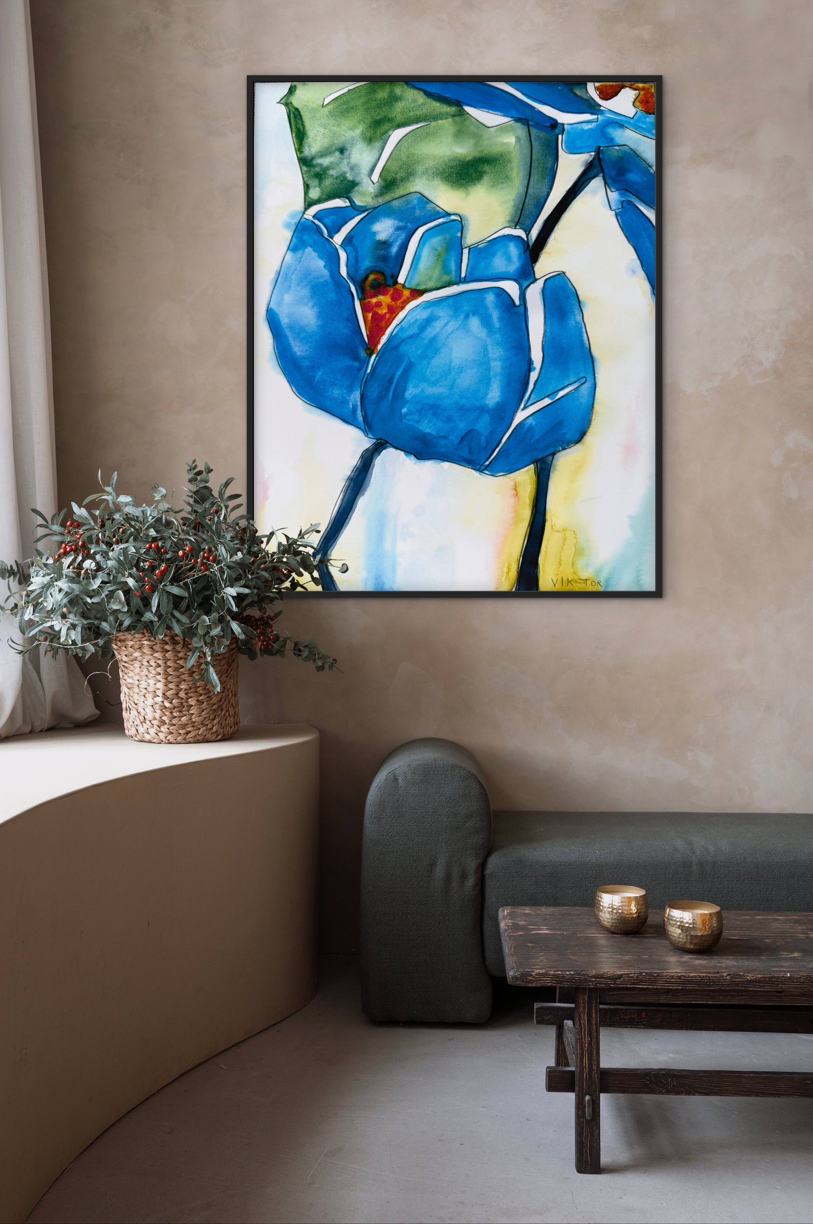 Blue Poppy - Art Prints