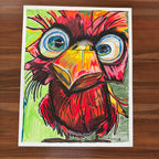 Freddy - ORIGINAL OIL PASTEL ARTWORK - 19x24" (video attached) - Vichy's Art