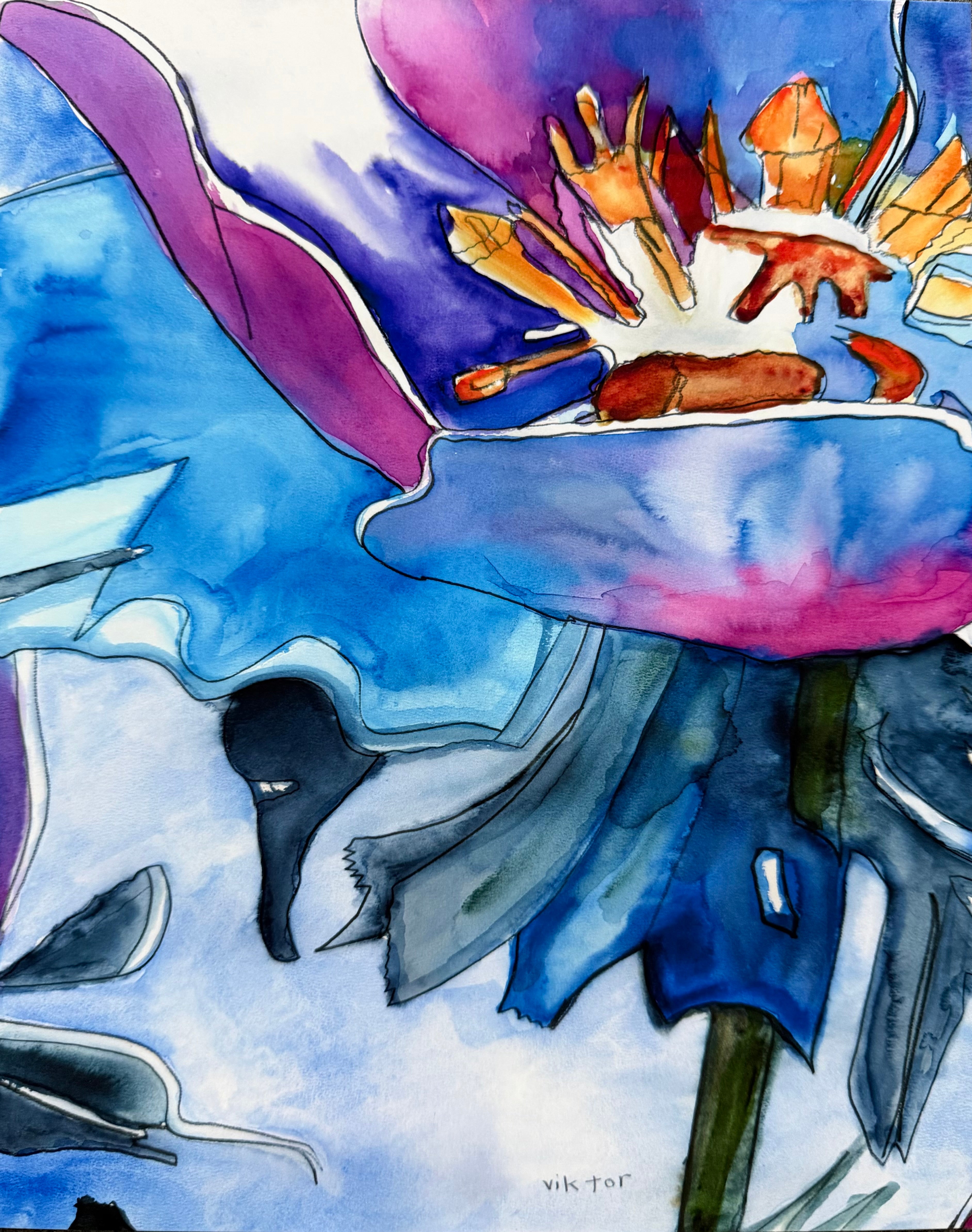 Violet Whisper - Art Prints