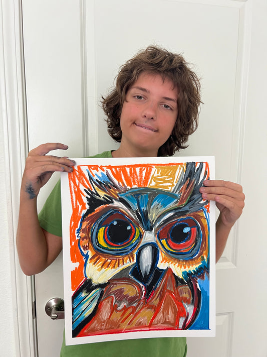 Ajax the Owl - Art Prints