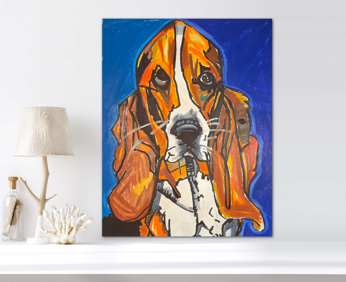 Basset My Love - Prints, posters and stretched canvas prints