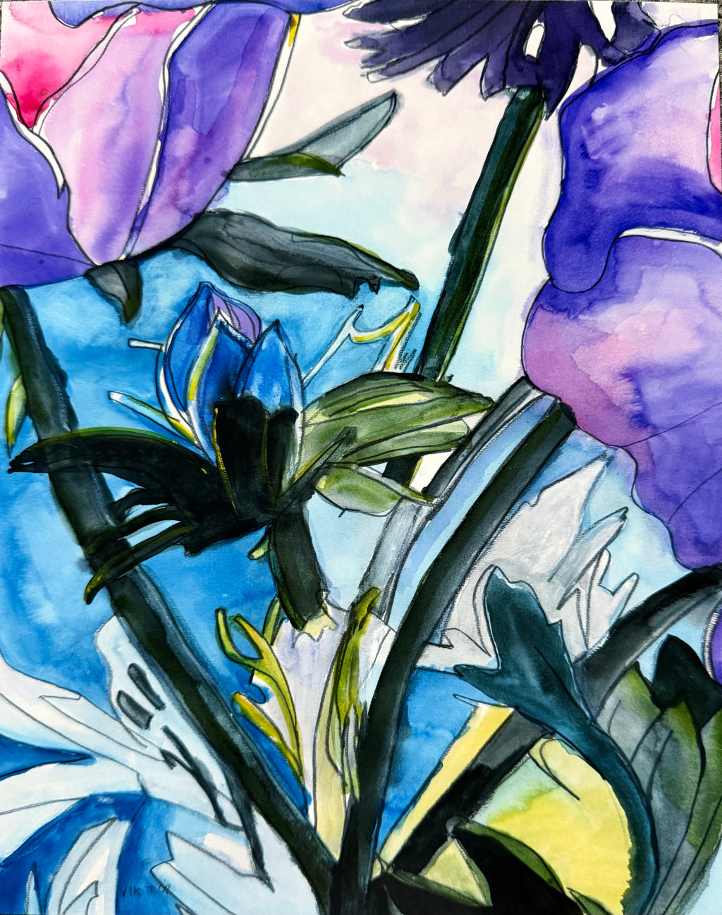 Midnight Blooming - Art Prints