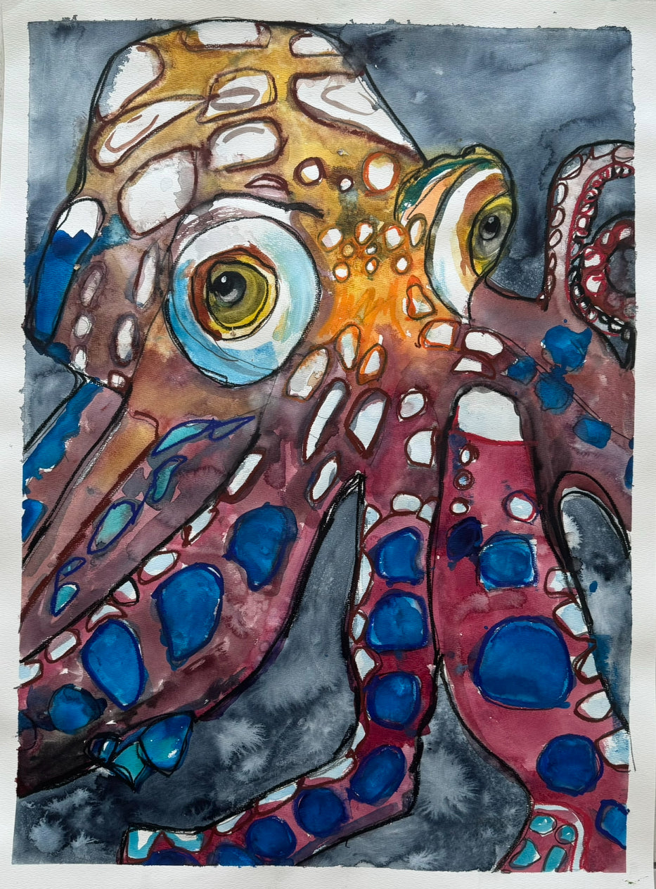 The Great Octopus - ORIGINAL 22x30”