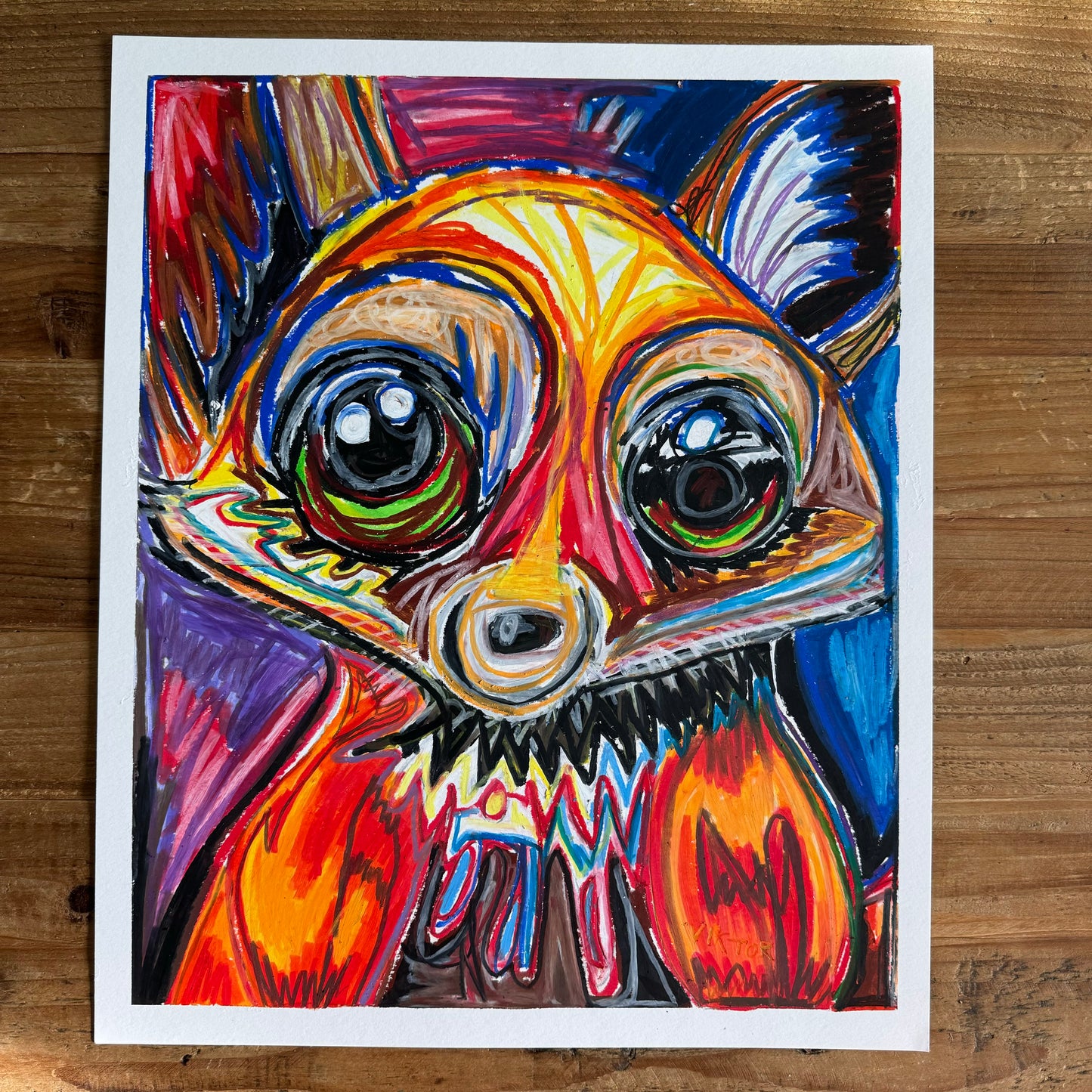 The Baby Fox - ORIGINAL 14x17”