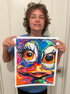 Donna Duck  - ORIGINAL  14x17”