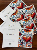 White Whispers of Love - Greeting cards
