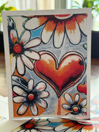 White Whispers of Love - Greeting cards