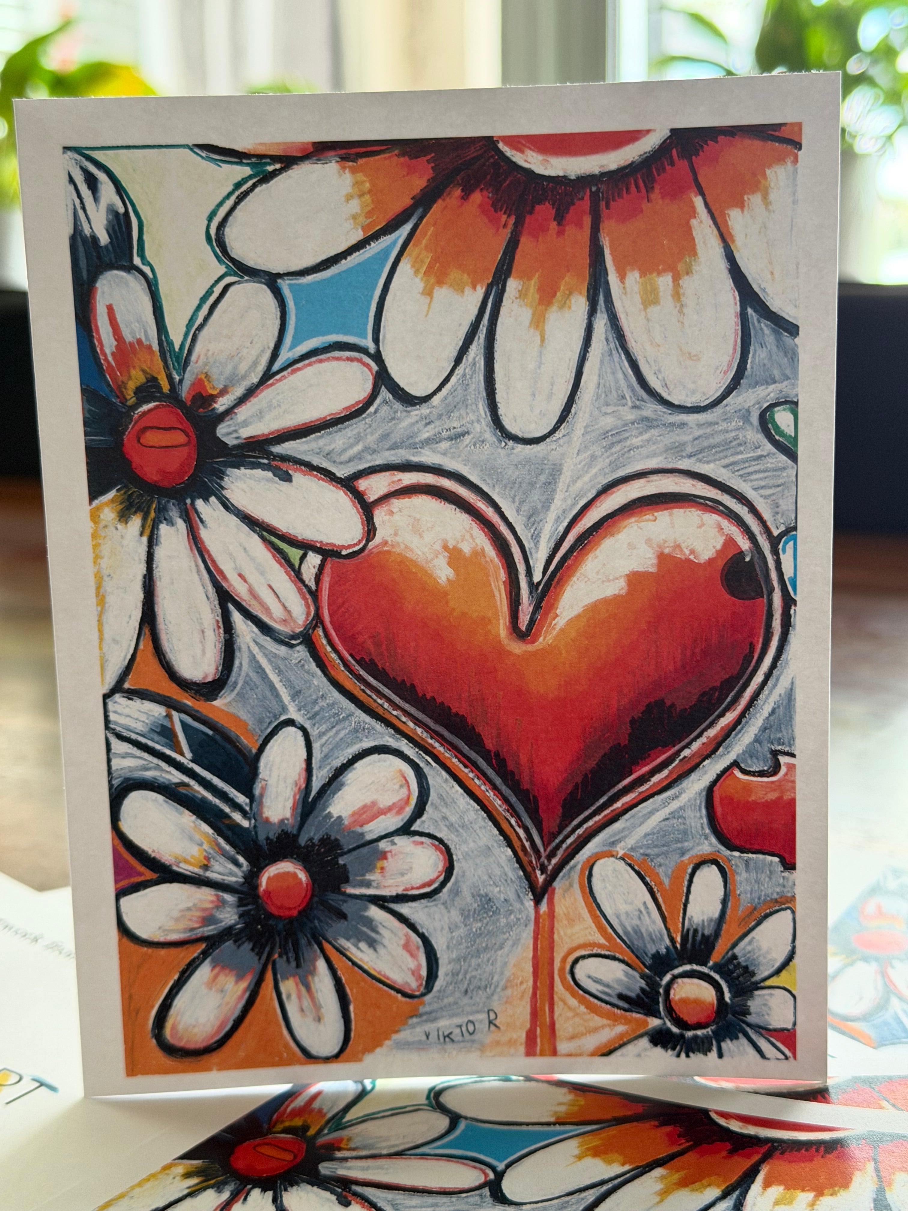 White Whispers of Love - Greeting cards