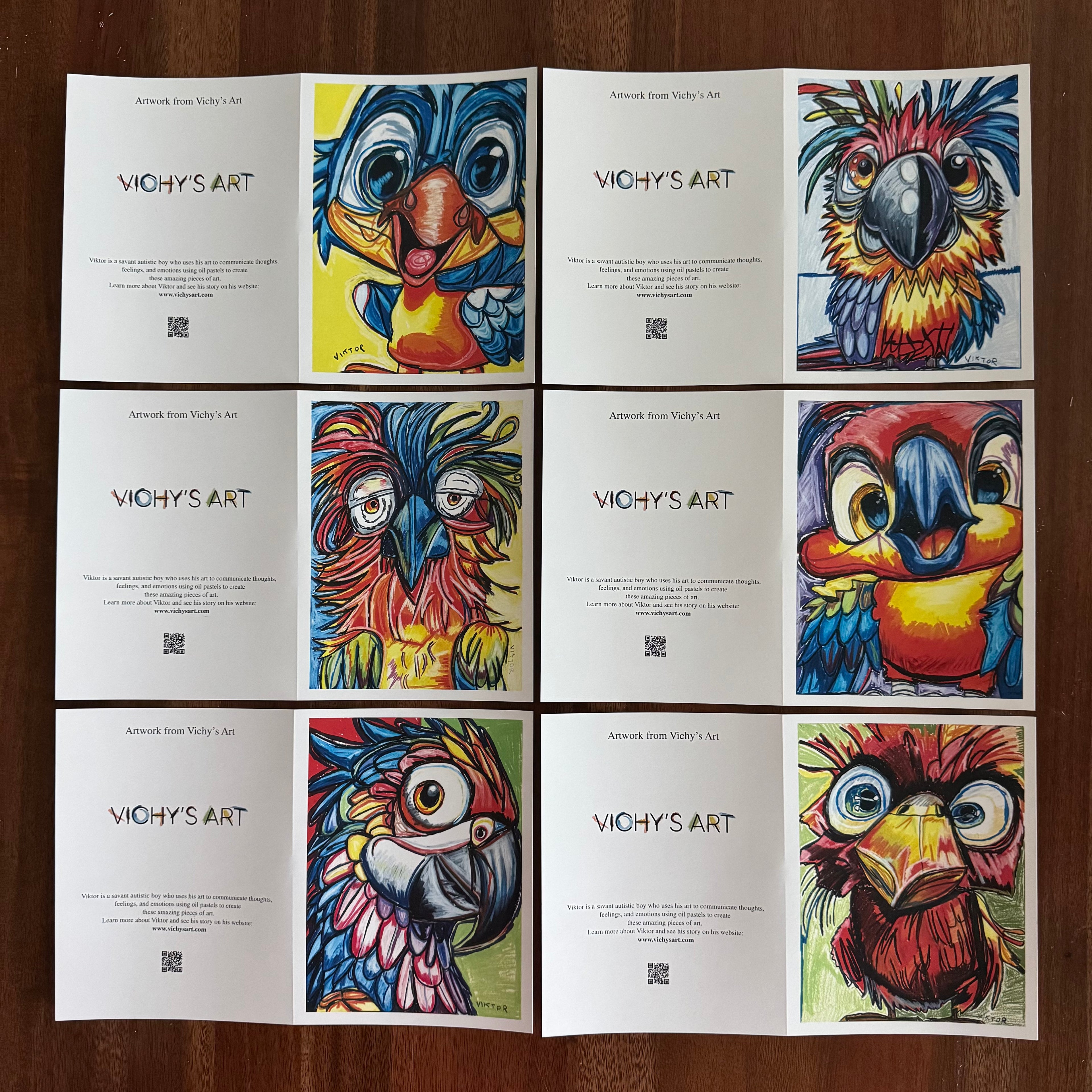 Feather Family - Greeting cards