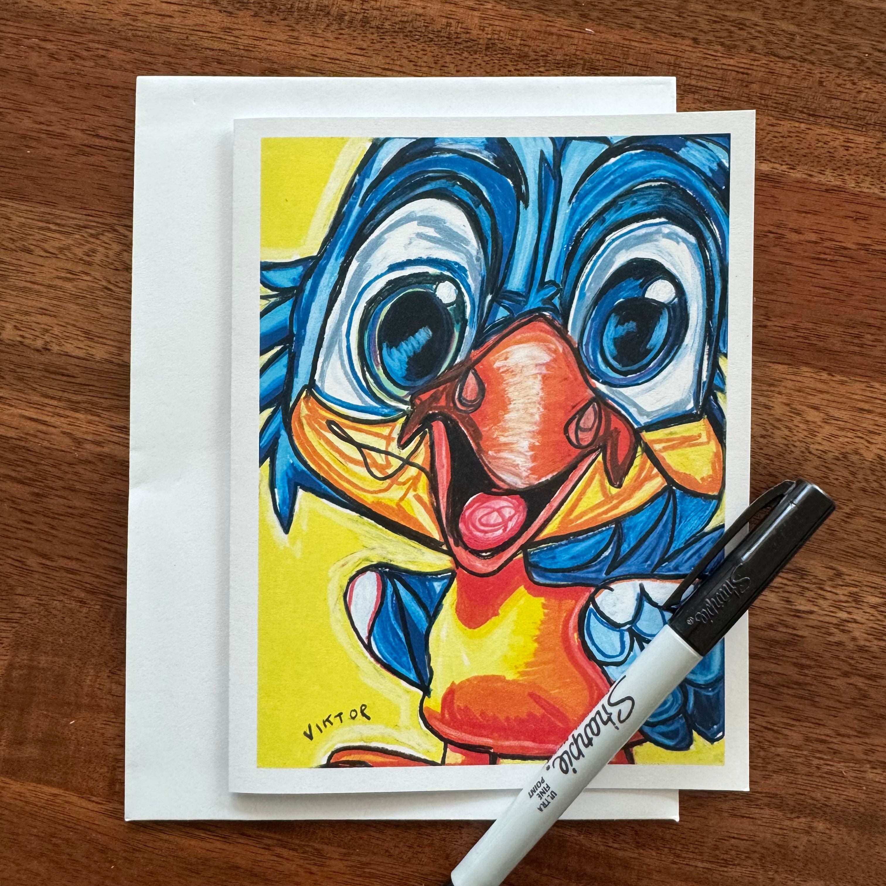 Feather Family - Greeting cards