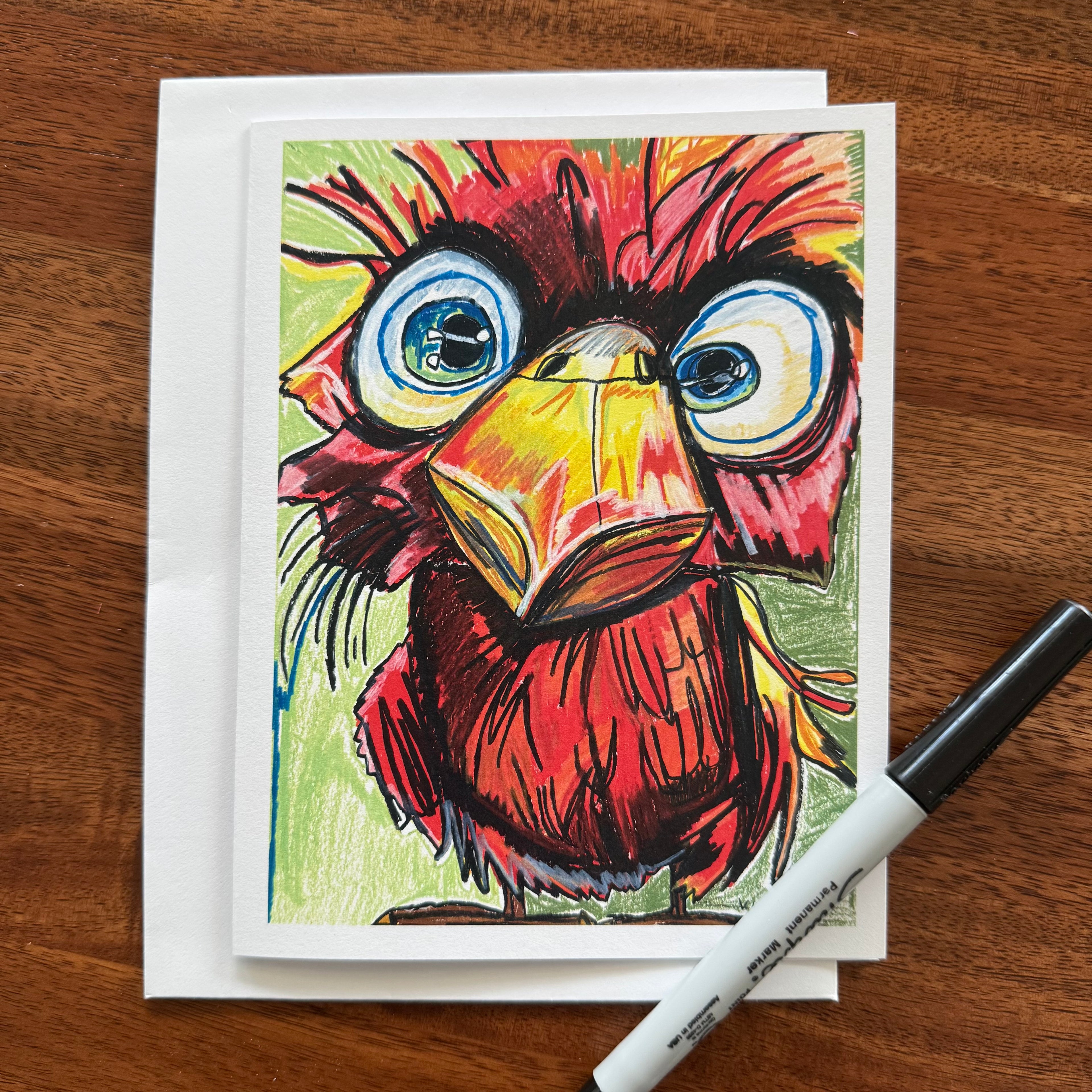 Feather Family - Greeting cards