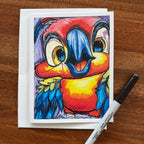 Feather Family - Greeting cards