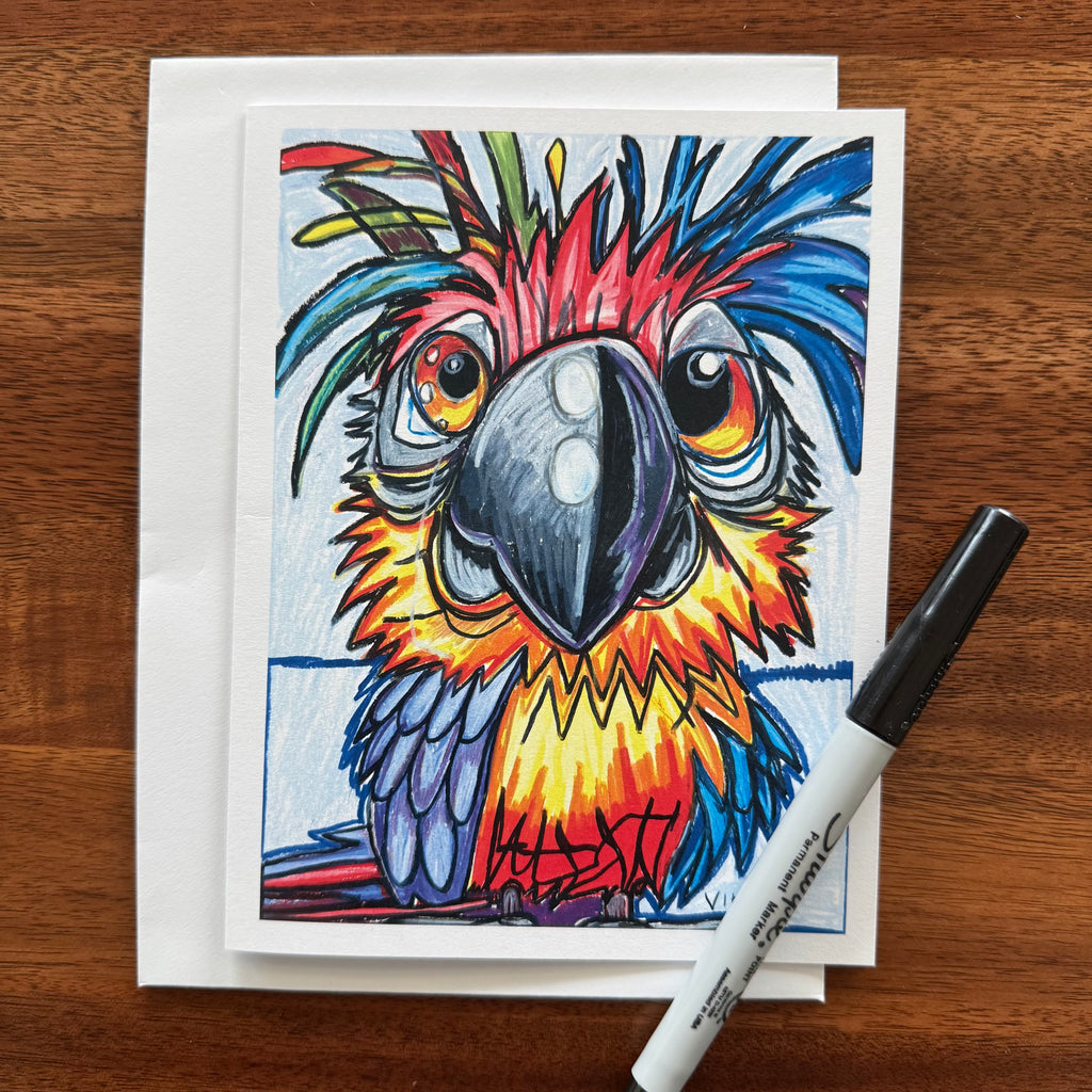 Feather Family - Greeting cards