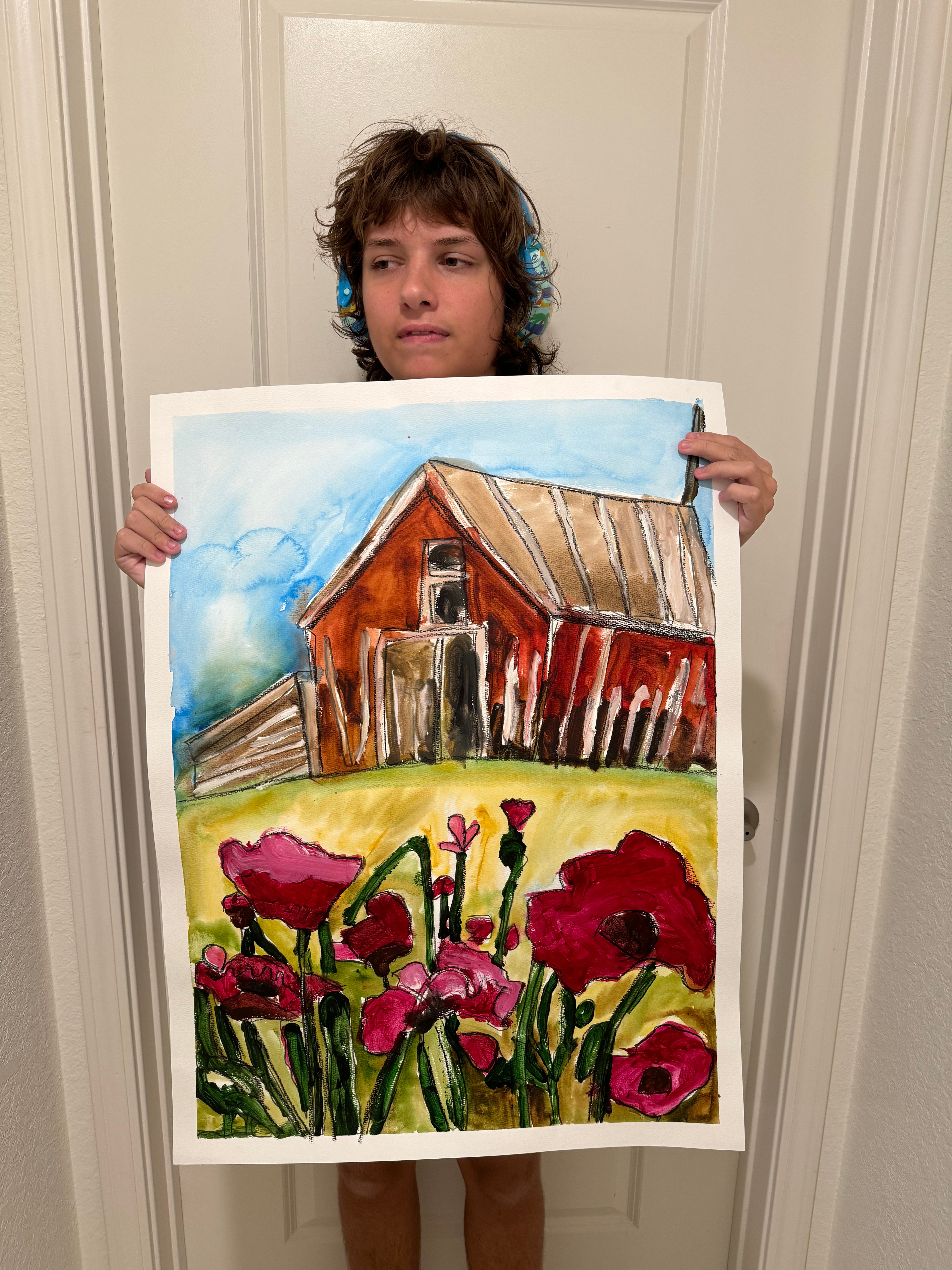 The Barn - ORIGINAL 22x30” (video attached)