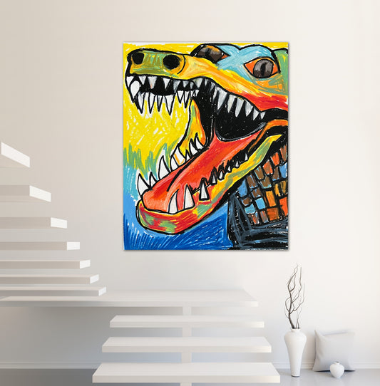 The Gator - fine prints and canvas prints in more size