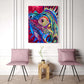 The Colorful Iguana - Art Prints