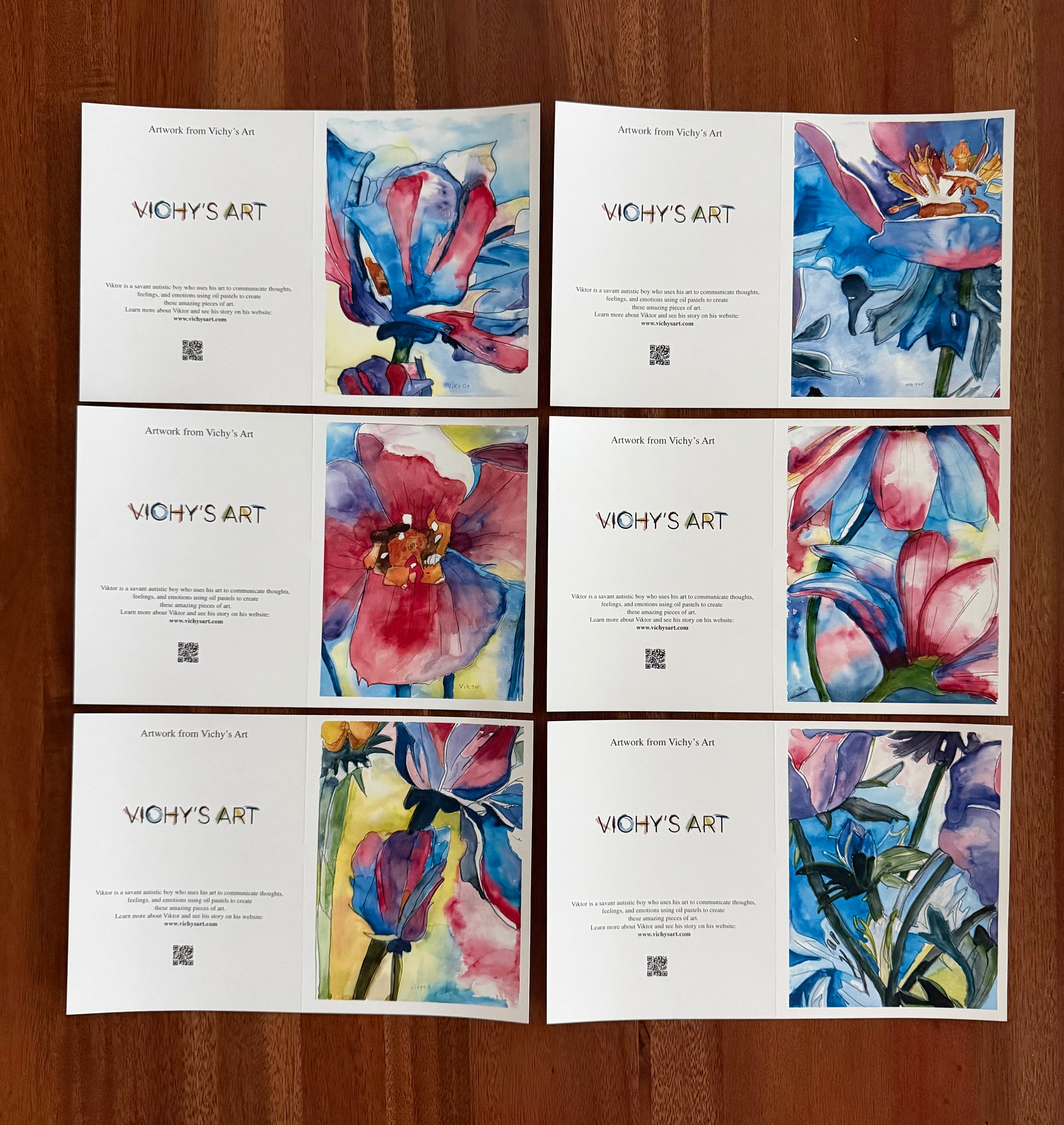 Blue Heaven Collection - Greeting cards (set of 6)