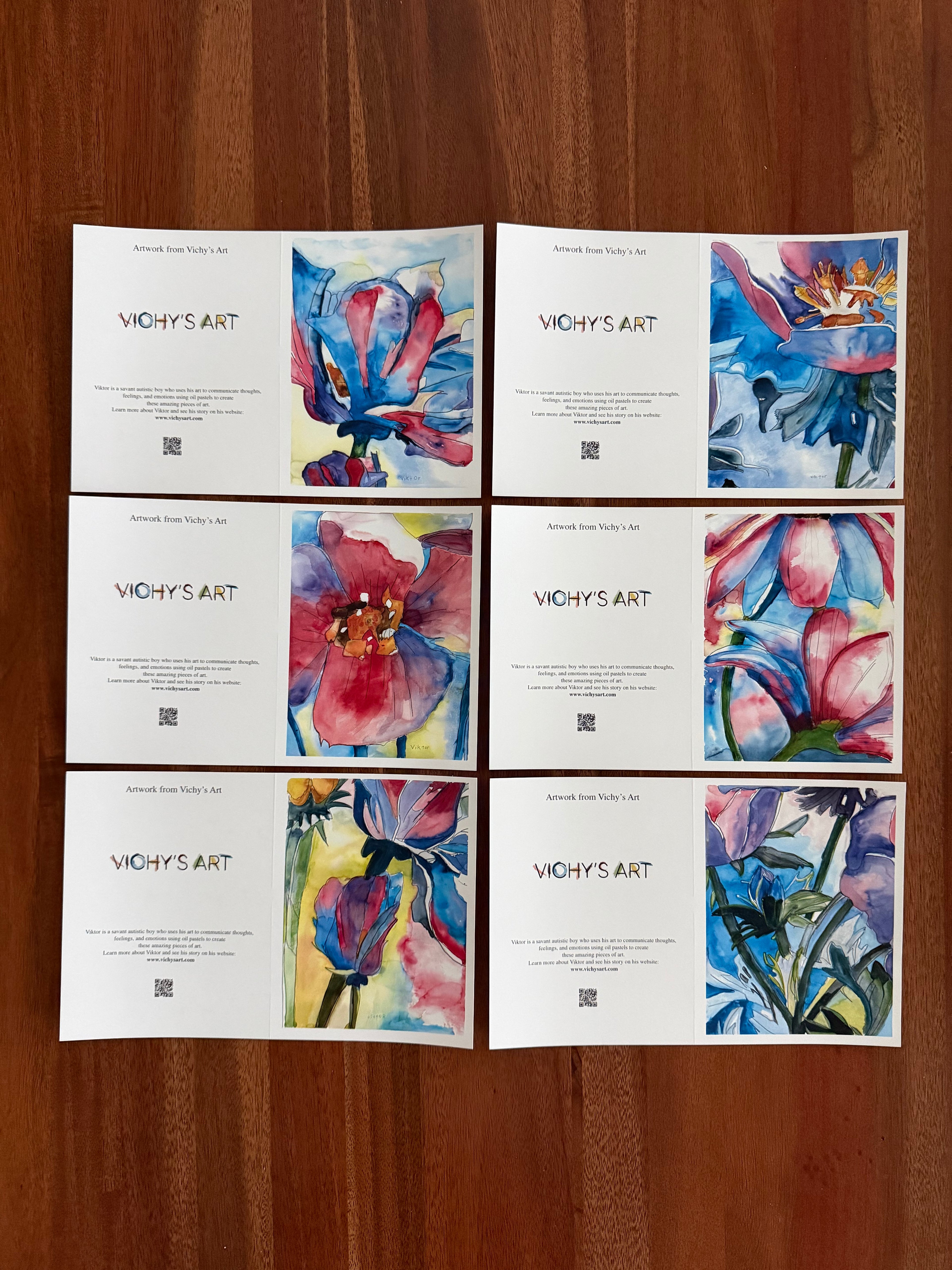 Blue Heaven Collection - Greeting cards (set of 6)