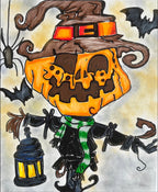 Halloween Jack O Lantern - Art Prints
